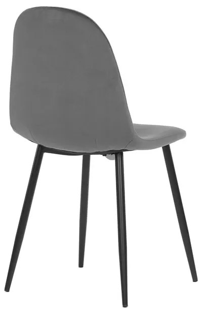 Szürke Bársony Étkezőszék. CT-971 GREY4