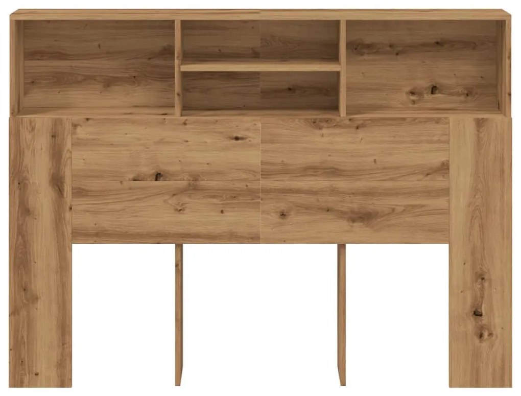 Artisan tölgyfa fejtámlás szekrény 140x19x103,5 cm