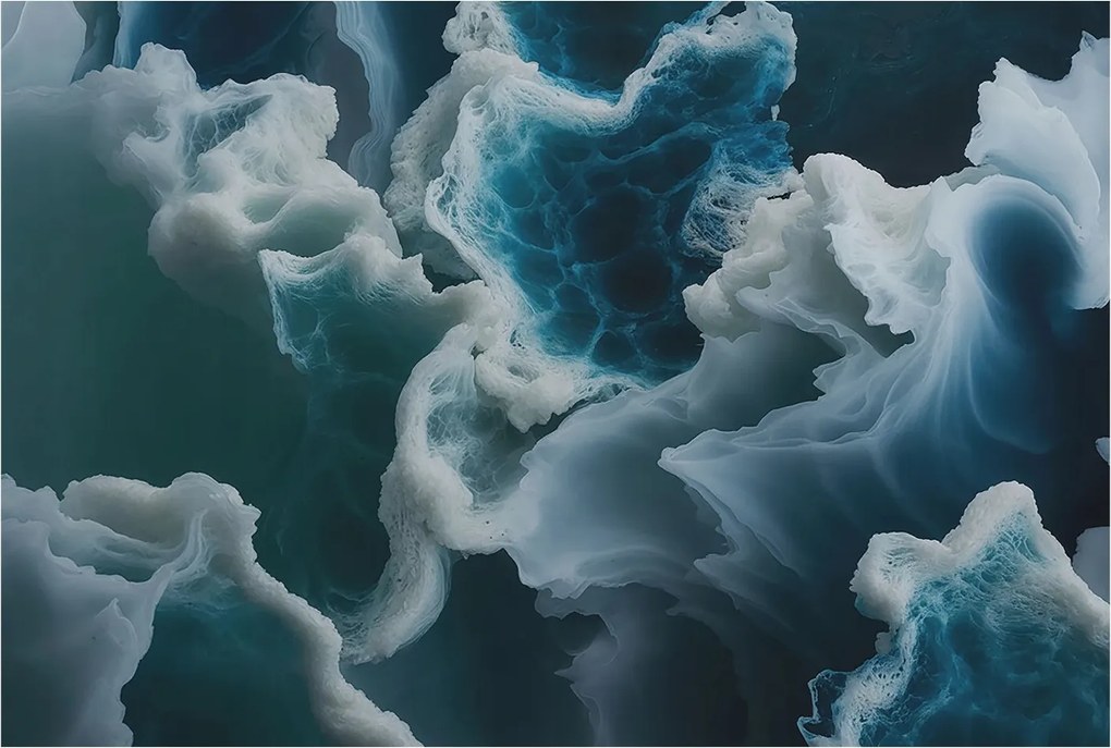 Dekoratív Fotótapéta Hálószobába Tengeri hullámok 104x70 Ragasztó