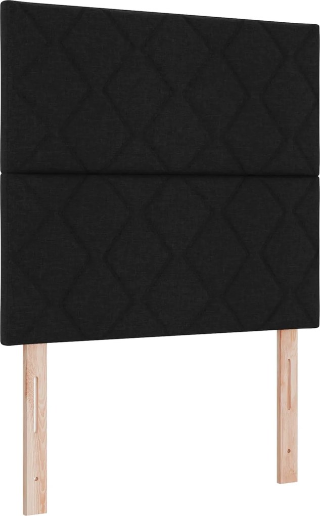 vidaXL Fejtámla Fekete 100 cm szövet