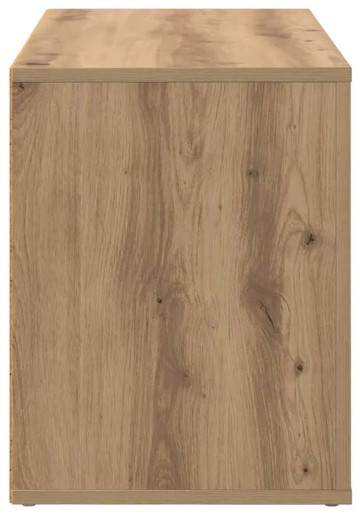 Cipőtartó polcokkal kézműves tölgy 75 x 35 x 45 cm Faanyag