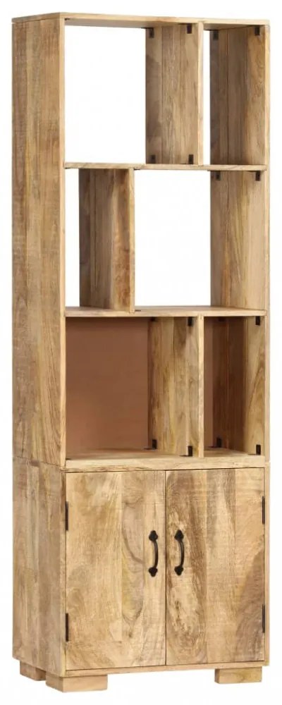 tömör mangófa könyvespolc 60 x 35 x 180 cm