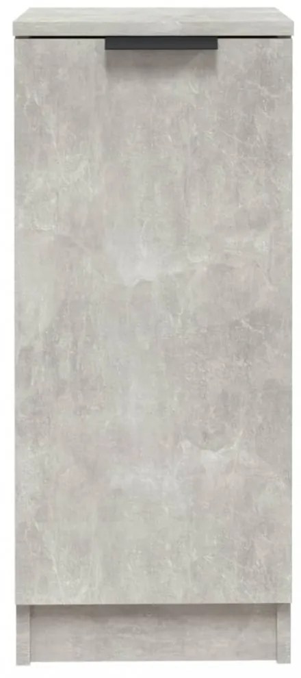 2 db betonszürke szerelt fa tálalószekrény 30 x 30 x 70 cm