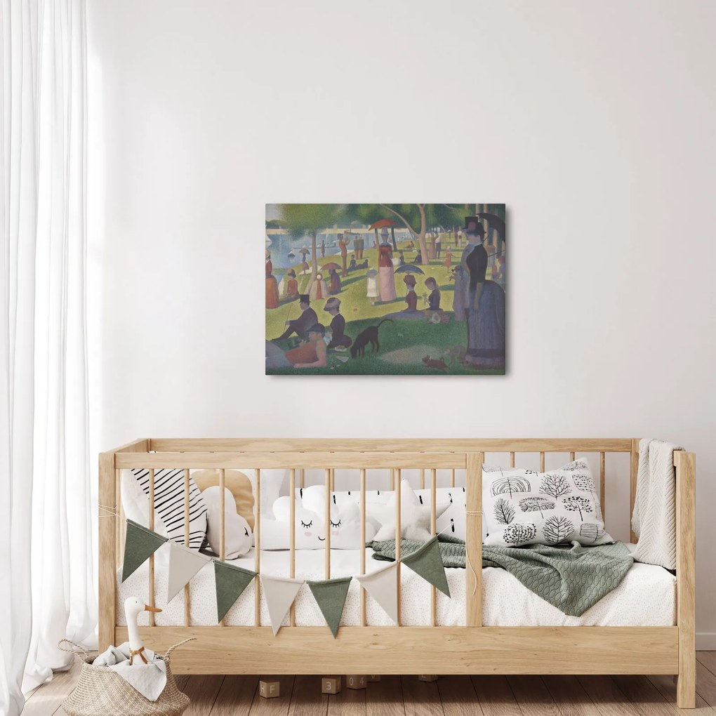 Kép - Georges Seurat, A Sunday on La Grande Jatte, reprodukciók (70x50 cm)