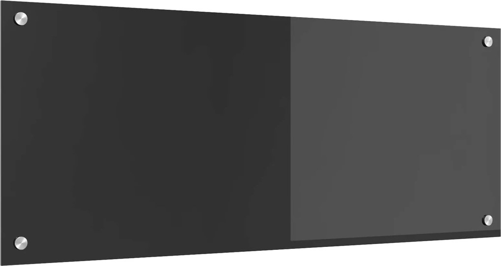 vidaXL Konyhai splashback Sötétszürke 100 x 40 cm edzett üveg