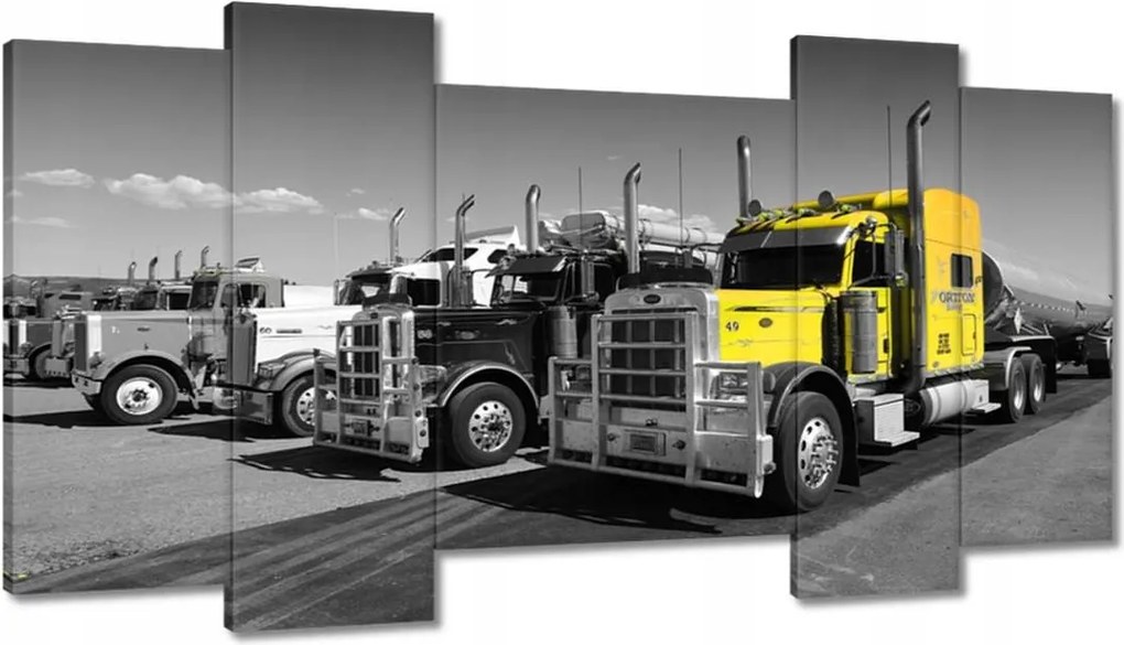 Képek 120x65 Sárga teherautó az USA-ból