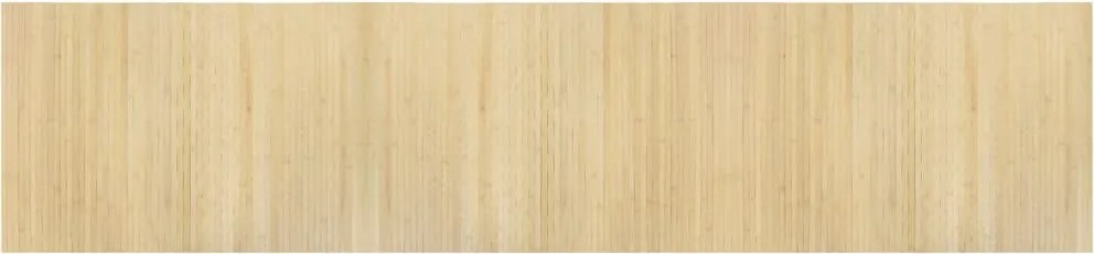 vidaXL négyszögletű világos természetes bambusz szőnyeg 70 x 300 cm