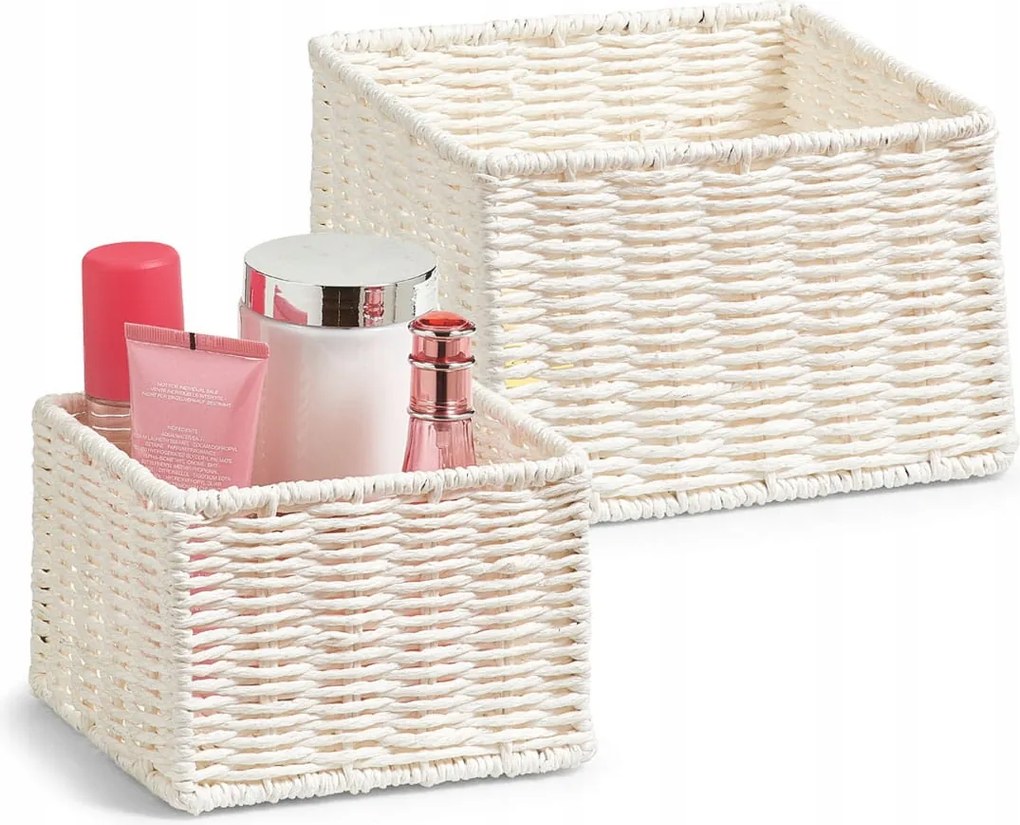 Zeller, 2 nagy tárolókosár készlet, b