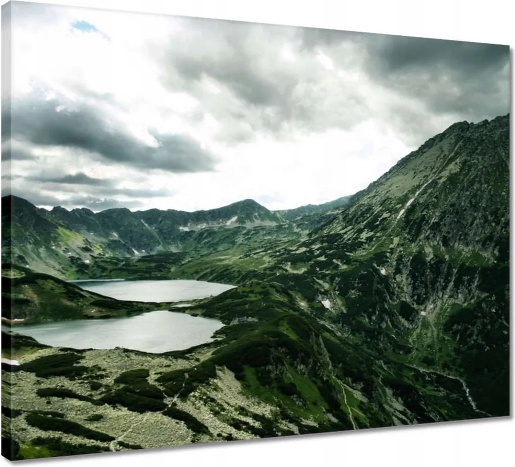 Vászonkép 50x40 Tátra Lengyel hegyek Kilátás