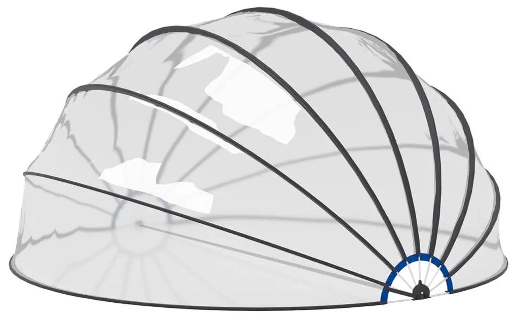 Medencekupola 559 x 275 cm