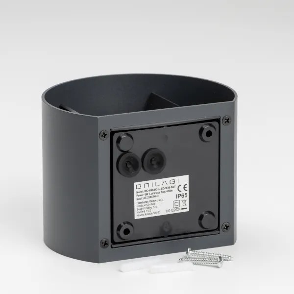 Brilagi - LED Kültéri fali lámpa RONDO LED/6W/230V antracit IP54