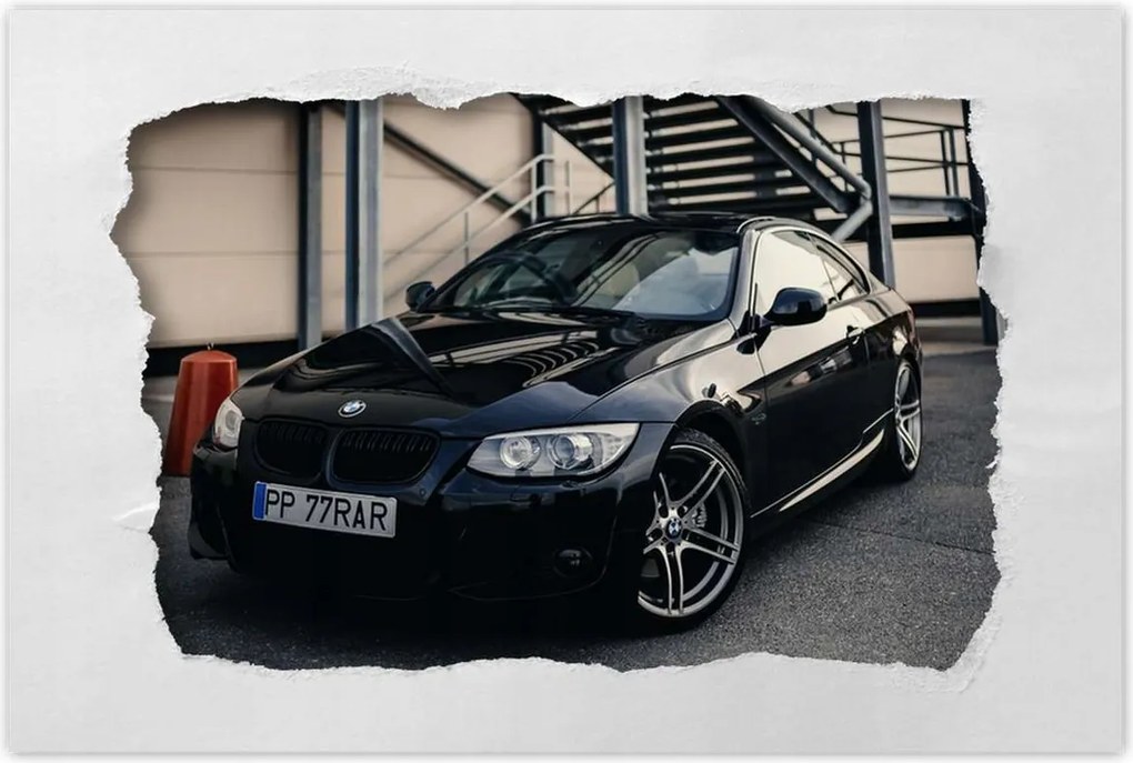 Poszterek 90x60 Fekete Bmw Auto