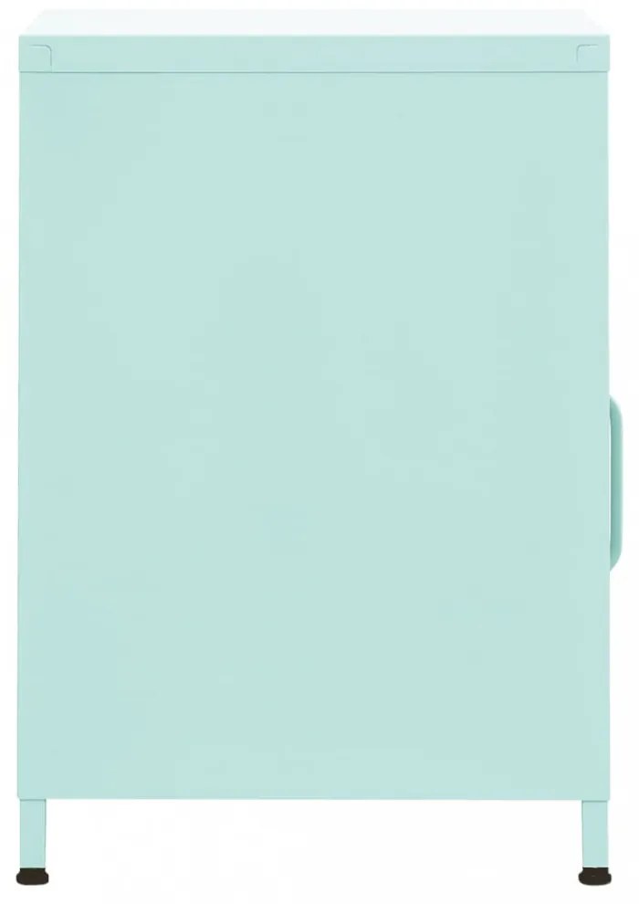 2 db menta acél éjjeliszekrény 35 x 35 x 51 cm