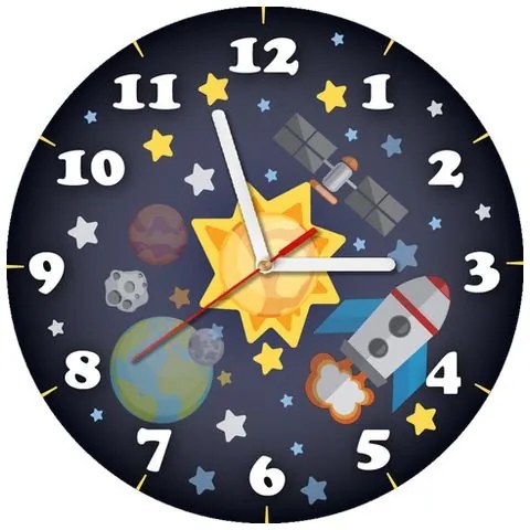 Gyerek óra Világűr 30x30cm ZD5363A_1OD