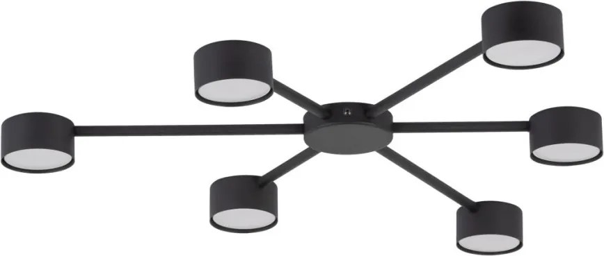 TK LIGHTING 4692 AVIA Loft Mennyezeti Lámpa Fekete GX53 IP20
