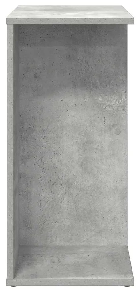 betonszürke szerelt fa éjjeliszekrény 46,5x29x61 cm