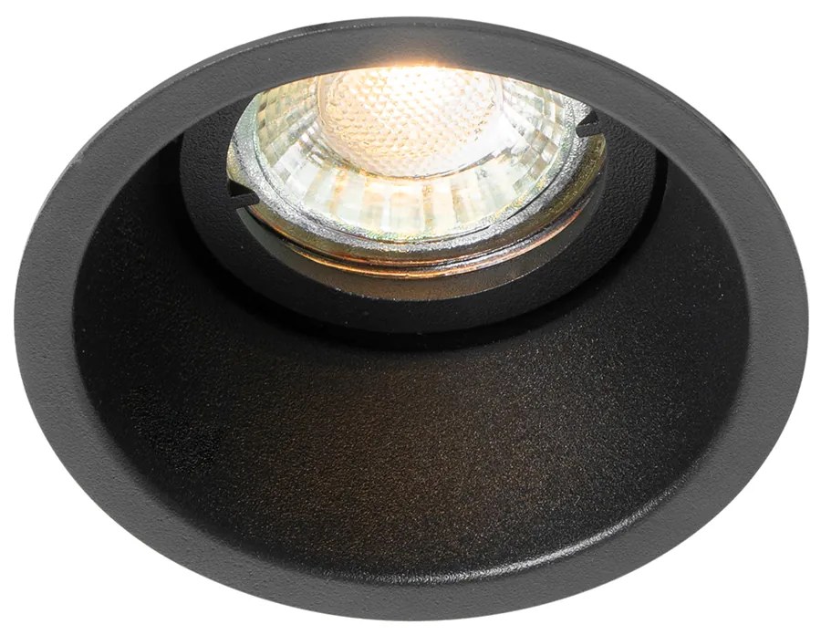 Okos beépített reflektor fekete állítható, Wi-Fi-vel, GU10 - Alloy