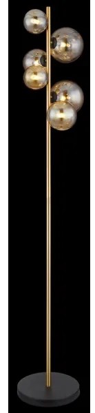 Globo 56135-6S - LED Állólámpa RIHA 6xG9/3W/230V sárgaréz