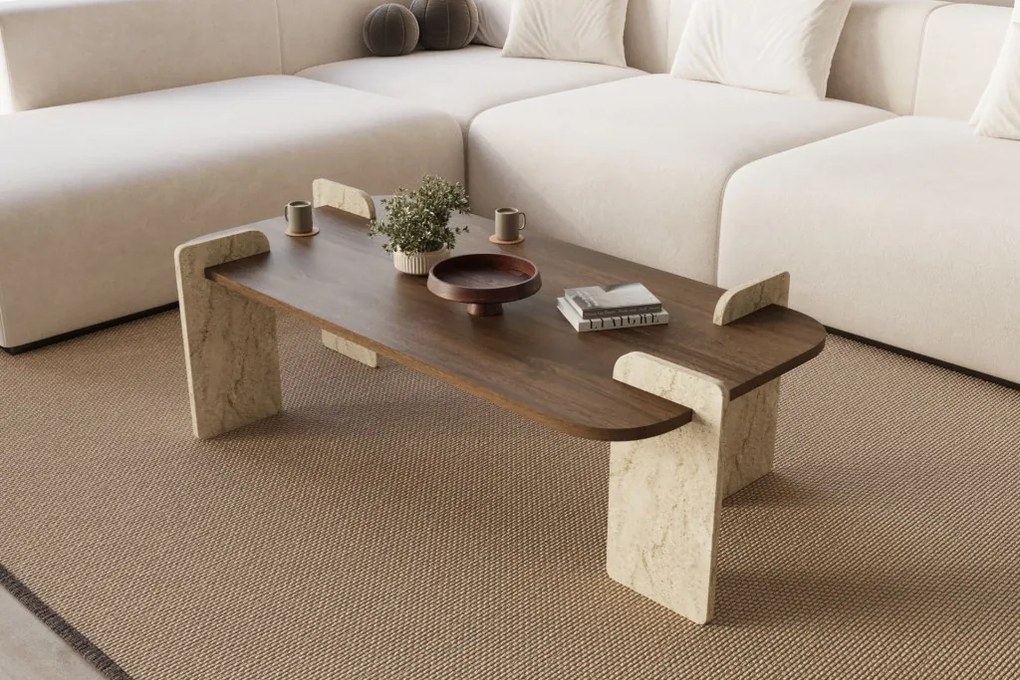Leapiri - Walnut, Travertine