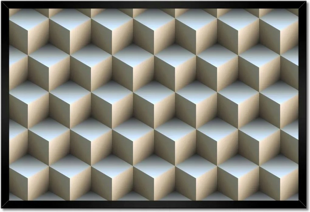 Poszterek keretben 60x40 3D kockák