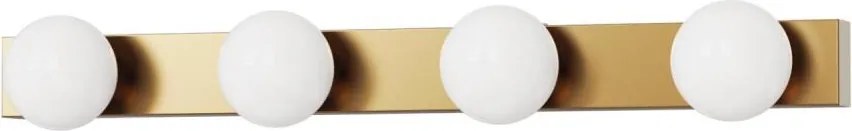 Brilagi - LED fürdőszobai tükörvilágítás HOLLYWOOD 4xLED/3W/230V IP44 arany