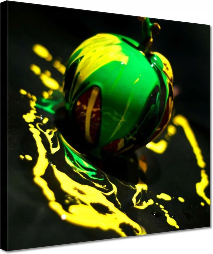 Vászonkép 30x30 Festett alma