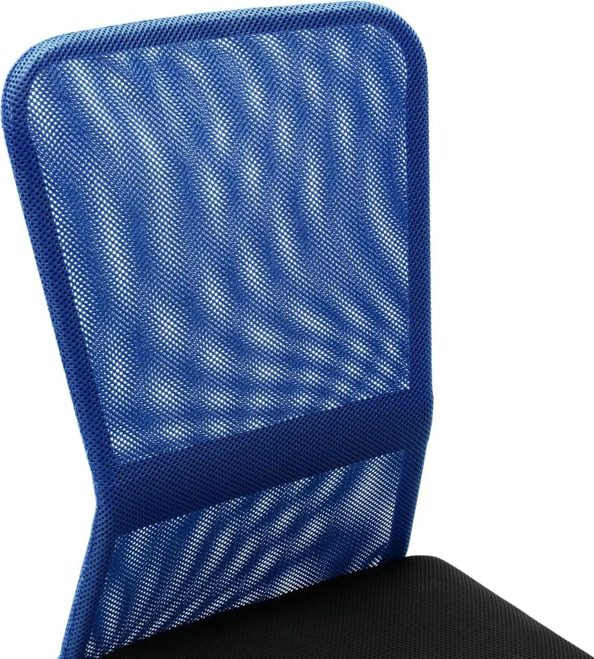 vidaXL fekete-kék hálószövetű irodaszék 44 x 52 x 100 cm