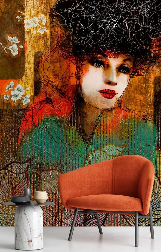 Gario Fotótapéta No dús frizurával Anyag: Vlies, Méret: 150 x 210 cm