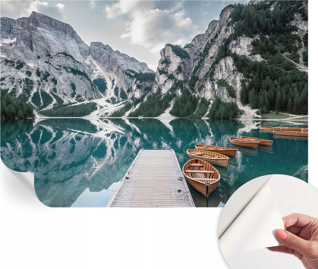 Dekoratív öntapadós fotótapéta irodába Hegyi panoráma 104x70 cm