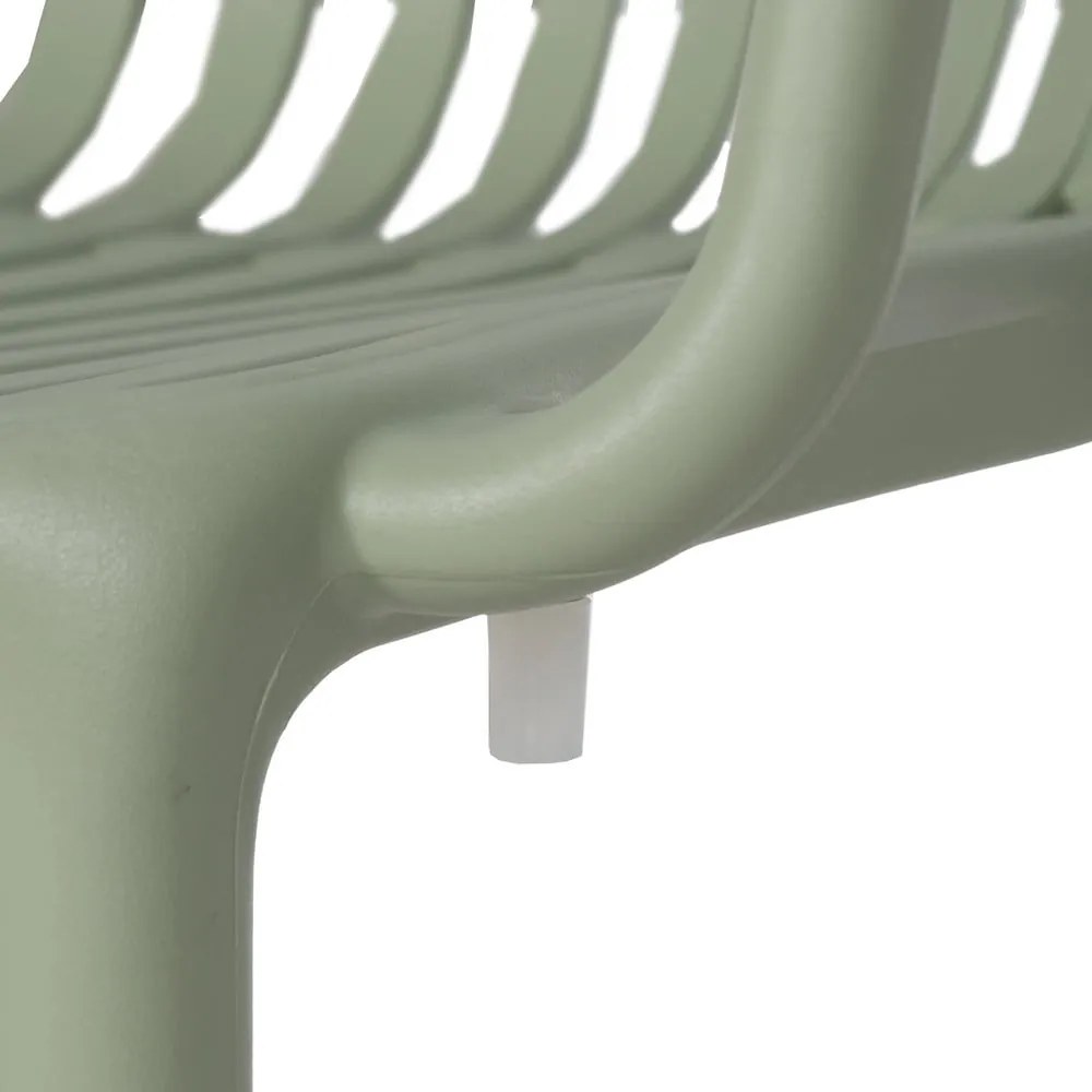 Zöld műanyag étkezőszék Alia – Ixia