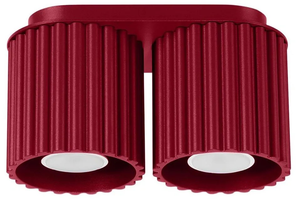 Sollux SL.1820 - AURA spotlámpa 2xGU10/10W/230V piros