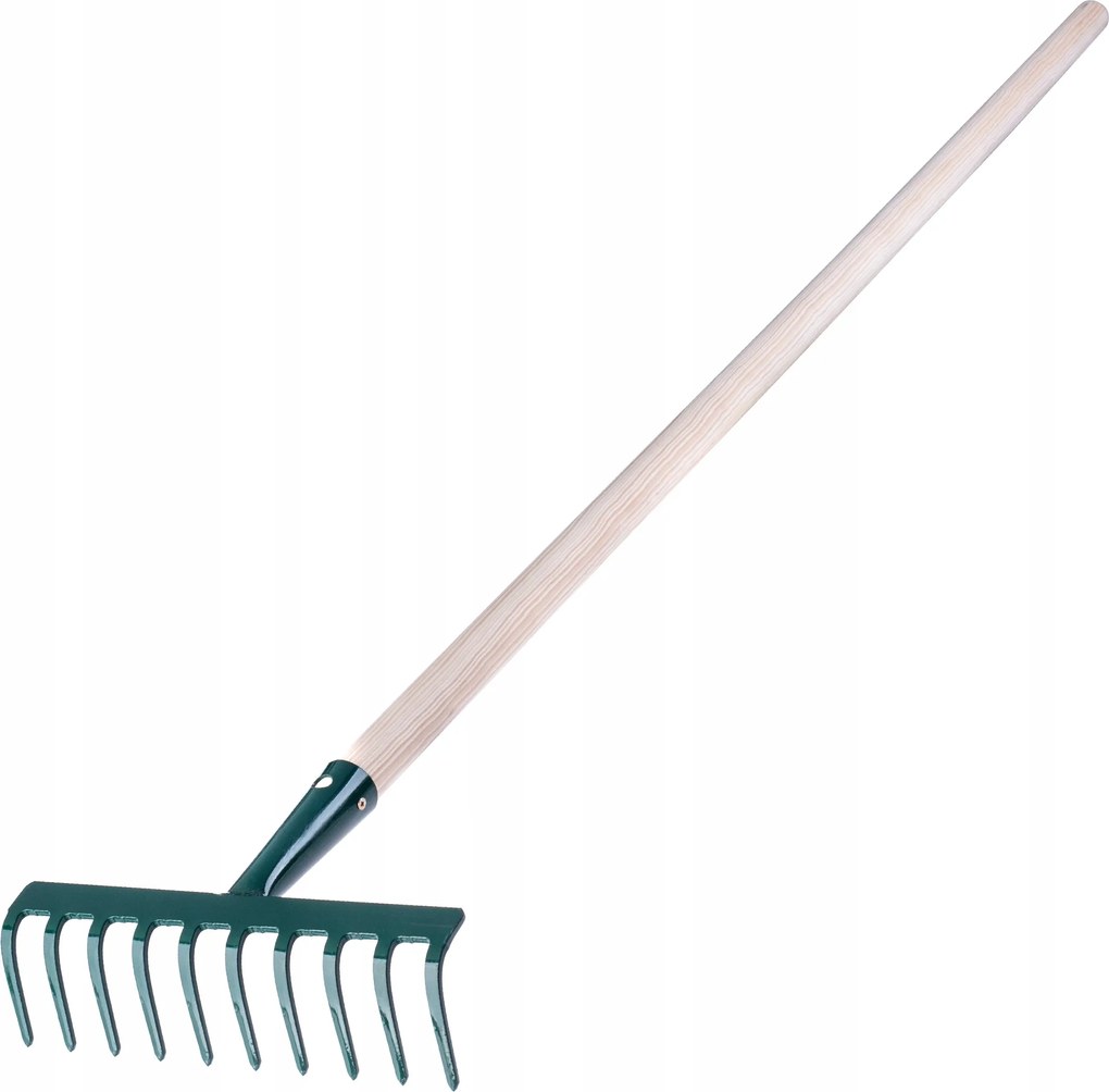 Kerti Levélfű Gereblye 10 Fogú Nyéllel