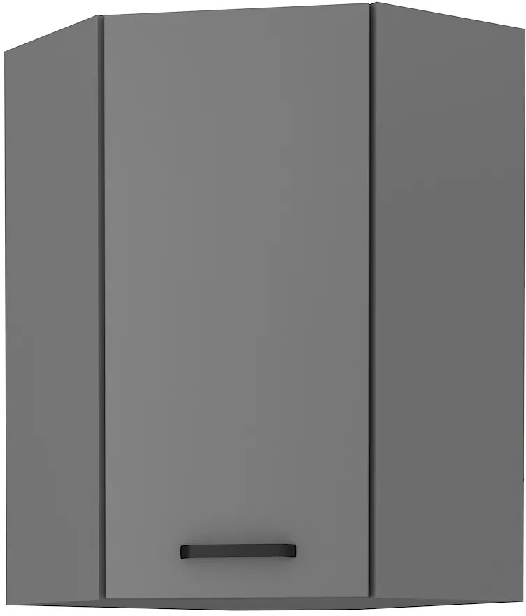 Sarok felső konyhaszekrény Nesia 58x58 GN-90 1F (Antracit). 1049705