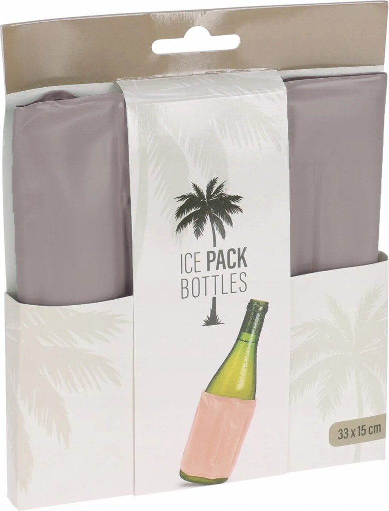 Palackhűtő Tok Műanyag 33 X 15 CM Szürke