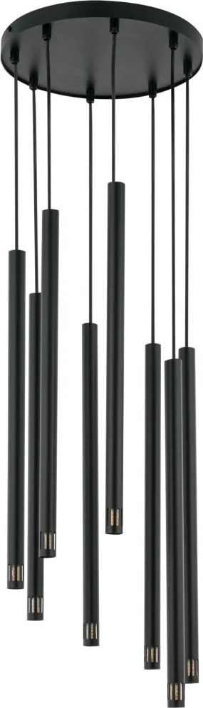 SIGMA LIGHTING 33231 SOPEL Hengeres Függesztett Lámpa Fekete G9 IP20