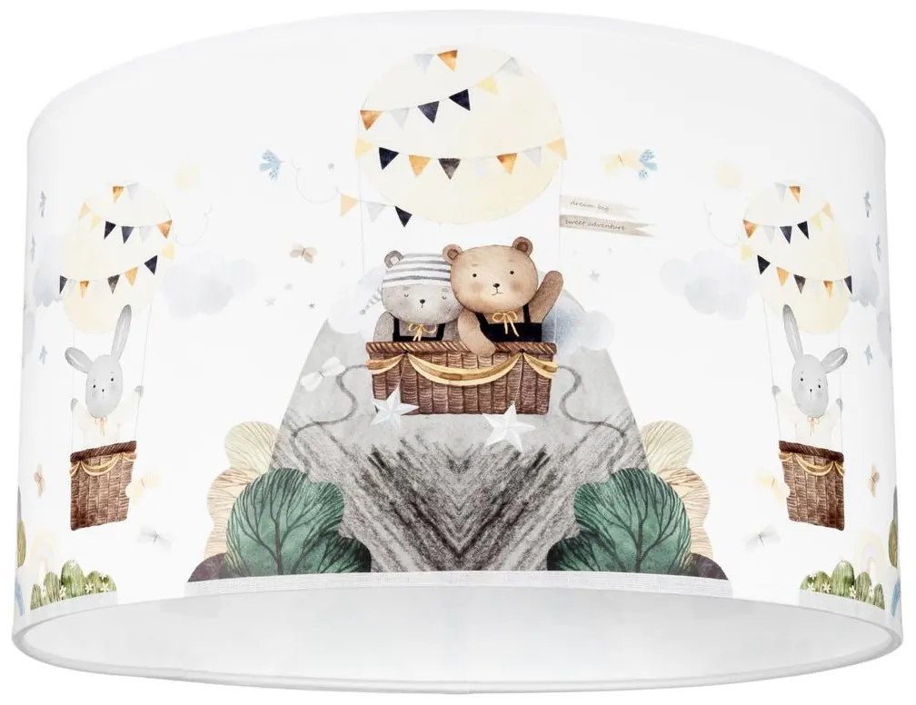 Gyerek mennyezeti lámpa BEARS 1xE27/60W/230V