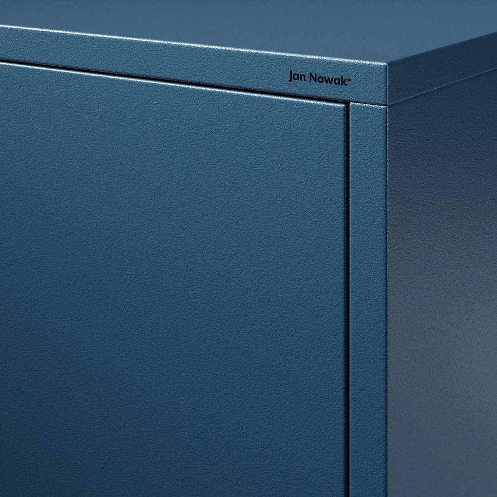 Szafka z półkami VITO, 800 x 1015 x 400 mm, Modern: granatowa