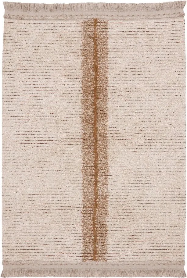 Téglavörös-bézs pamut szőnyeg 140x200 cm Duetto Toffee – Lorena Canals