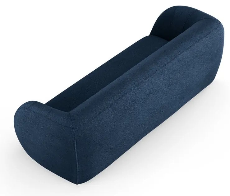 Kék buklé kanapé 230 cm Essen – Cosmopolitan Design