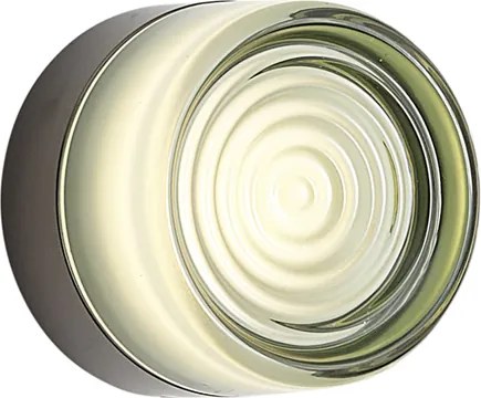 Design fali lámpa fekete, világoszöld üveggel IP44 - Michele