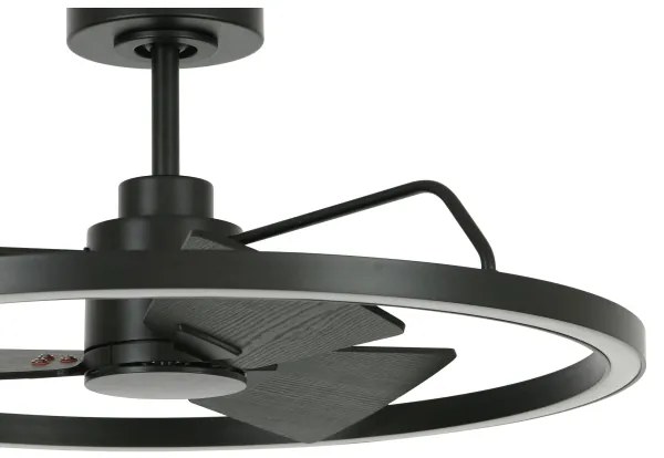 Lucci Air 516124 - LED Dimmelhető ventilátor CESSNA LED/36W/230V 3000/4000/5000K fekete + távirányító