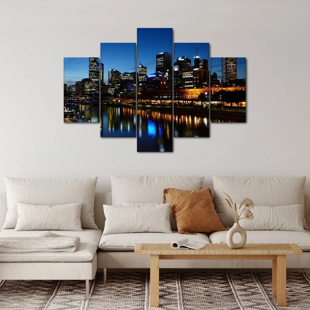 Éjszaka Melbourne-ben (150x105 cm)