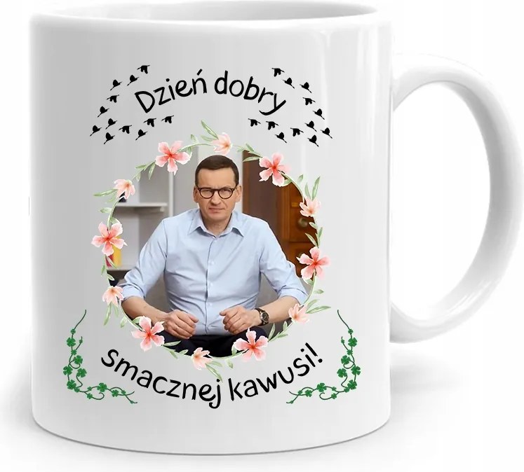 Bögre Politikus Miniszterelnök Mateusz Morawiecki Pis