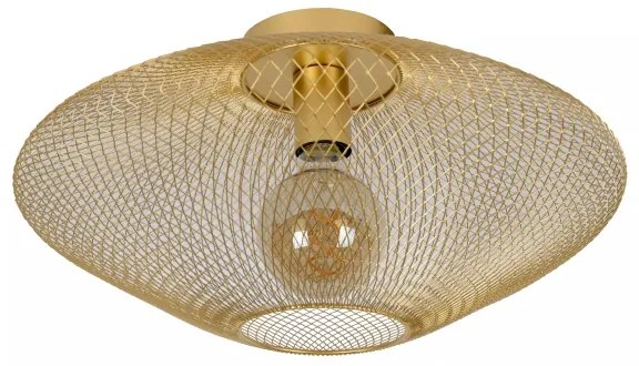 Lucide 21123/45/02 - Mennyezeti lámpa MESH 1xE27/40W/230V sárgaréz