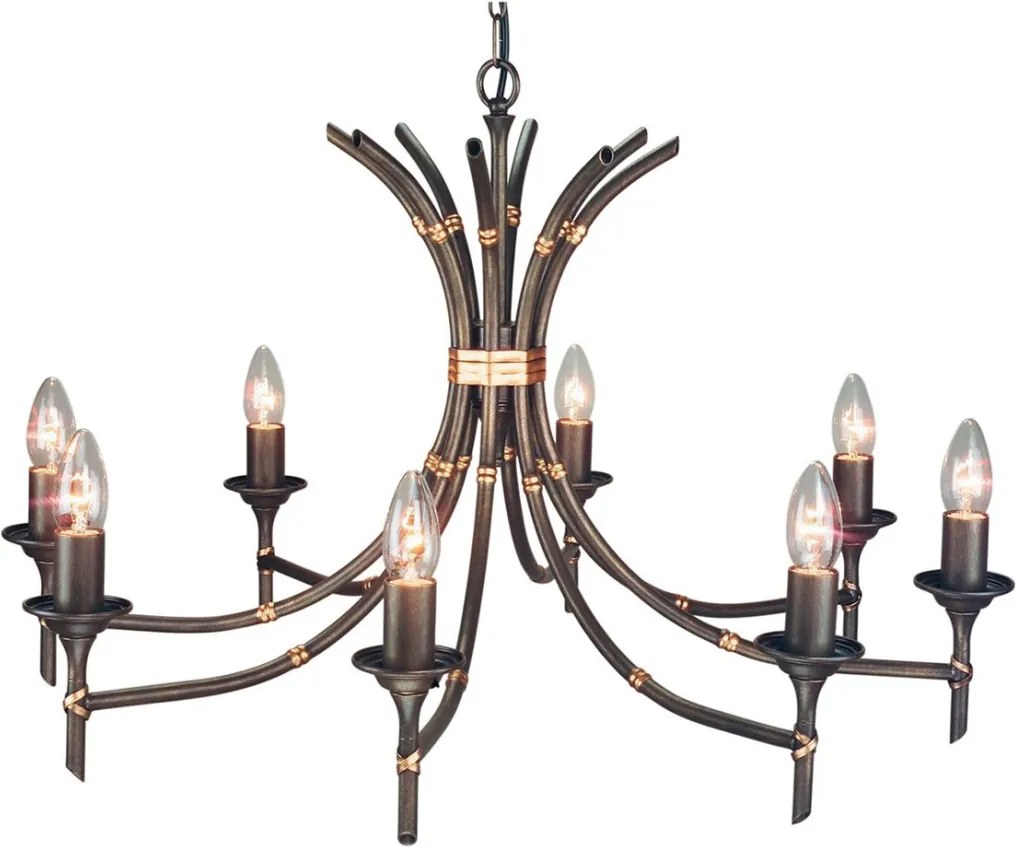 Elstead Lighting BAMBOO BB8-BRZ-PATINA Csillár 8x60W/E14