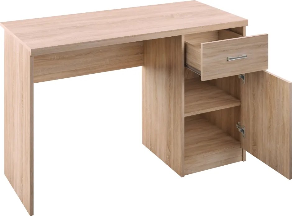 PC asztal 1D1S/120, sonoma tölgy, TOPTY TYP 36