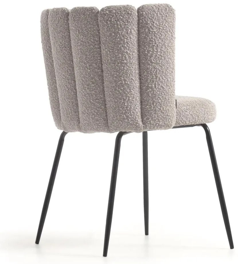 Szürke étkezőszék szett 2 db-os Aniela – Kave Home