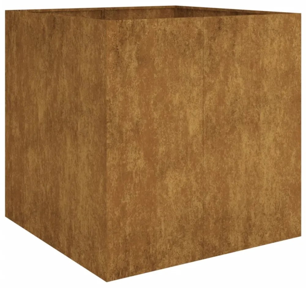 corten acél növénytartó 80x80x80 cm