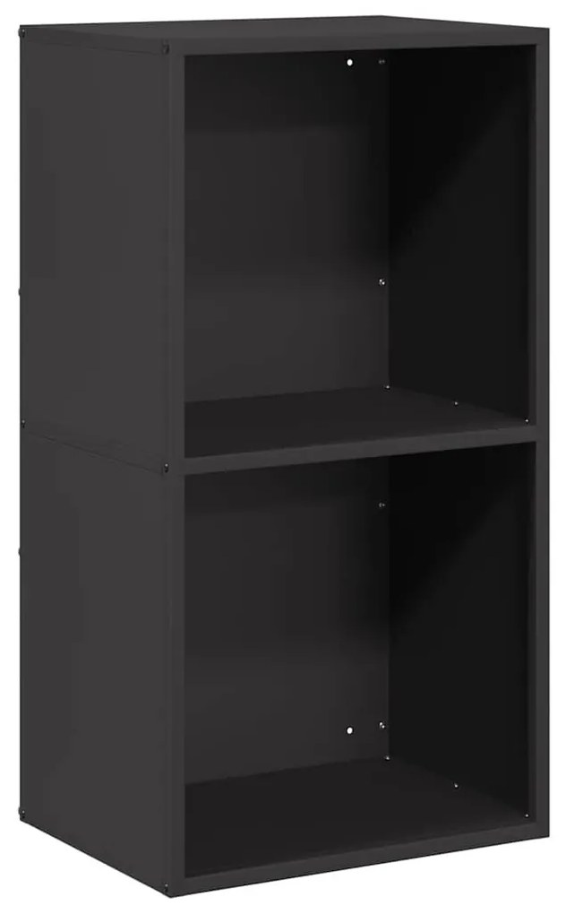 fekete hidegen hengerelt acél tűzifatároló 40x30x75 cm