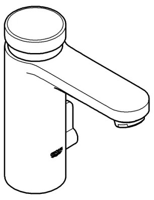 GROHE 36317000 - EUROSMART COSMOPOLITAN T önzáró mosdócsaptelep, króm